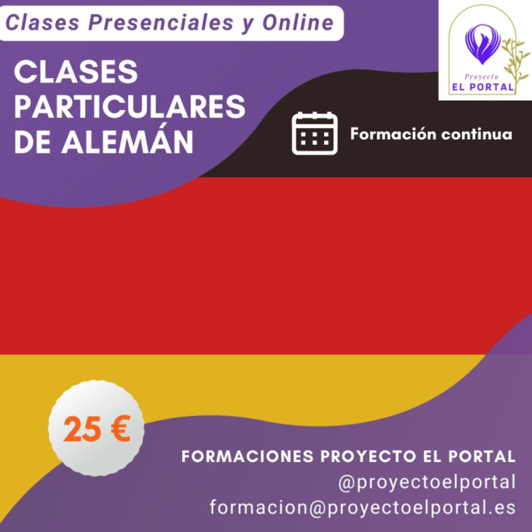 Cartel de Curso de alemán
